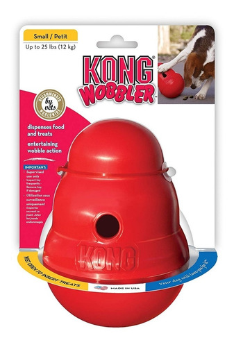 Juguete Kong Wobbler Chico No Toxico P/ Perro Gato