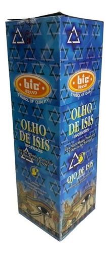 Incenso Indiano Bic Olho De Isis 25 Caixas Com 8 Varetas