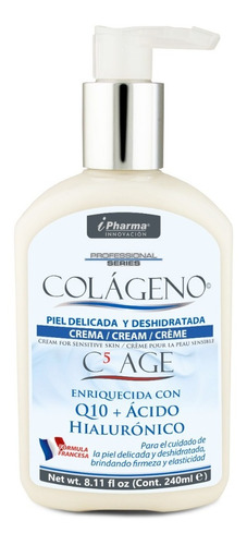Crema De Colágeno + Ácido Hialurónico + Q10 C5 Age 240 Ml  