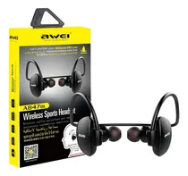 Comprar Fone de ouvido neckband sem fio Awei A847BL