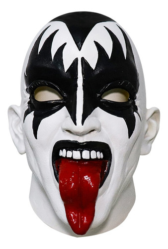 Máscara De Gene Simmons Cantante De Cosplay De Kiss Cos Cha