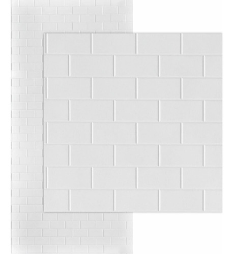 124 Paneles De Pared De Pvc 3d De Azulejos De Metro De 4 X 8