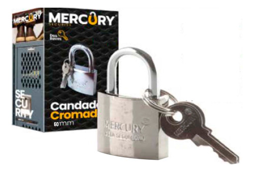 Candado Tipo Arco Cromado 60 Mm
