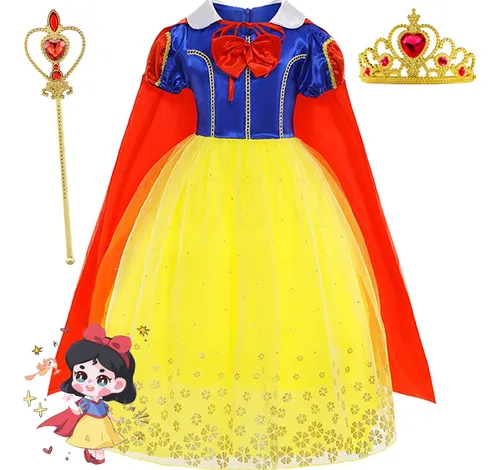 Vestido de princesa blanca nieves hotsell