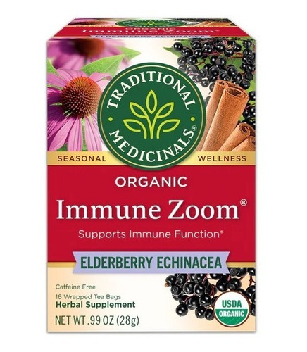 Traditional Medicinals Immune Zoom Elderberry 16