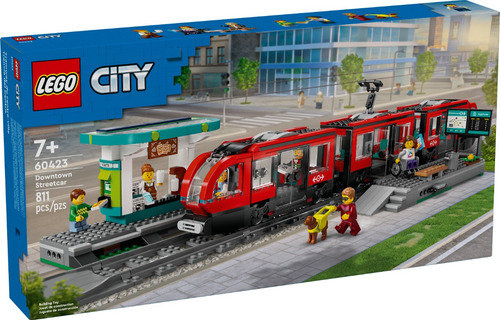 Lego® City Tranvía Y Estación Del Centro Juguete 60423 811 City Trains