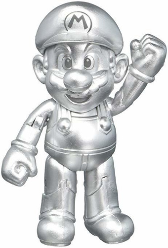 Mundo De Nintendo 4  Mario Del Metal Con El Trofeo De La Fig