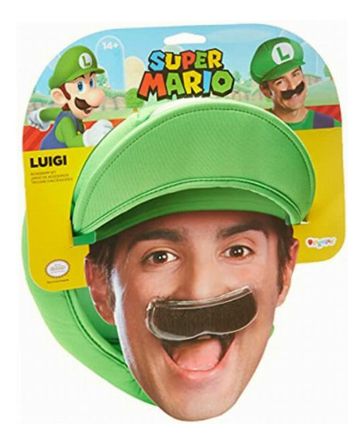 Disguise Men's Nintendo Super Mario Bros. Luigi Adult Hat
