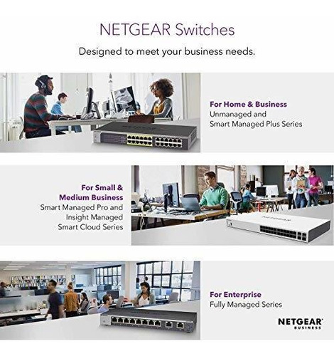 Inalambrica Netgear Conmutador Gigabit Ethernet 8