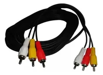 Comprar Cable Audio Y Video 3 Rca A 3 Rca 1.8 Mts