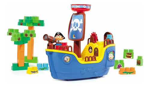 Navio Pirata Brinquedo Didático Que Estimula A Imaginação