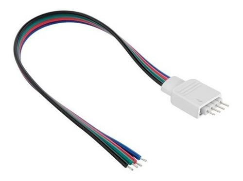 Cable Alimentación Tiras Led Rgb Multicolor 13cm Steren