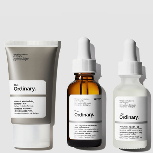 Kit The Ordinary Rutina Hidratacion, Anti Edad, 3 Productos