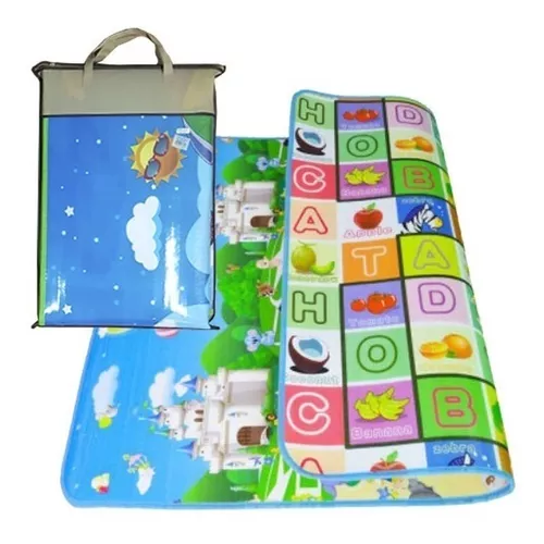 Alfombra Infantil Aislante Doble Faz Impermeable 150x180cm