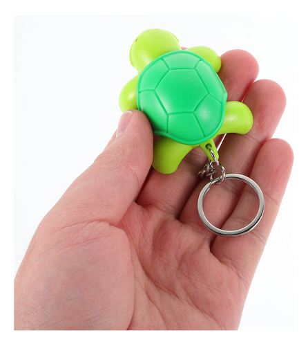 Llavero Con Luz Led Con Forma De Tortuga, Bonito Llavero De