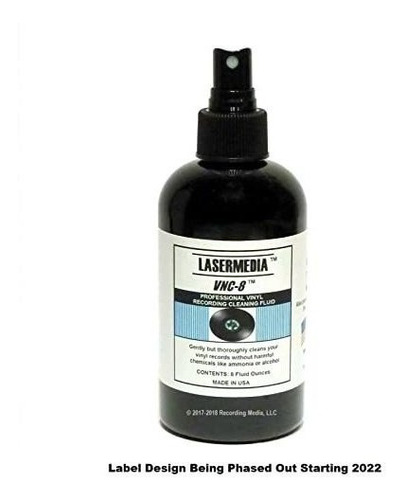 Imagen 6 de 6 de Solucion De Limpieza De Discos De Vinilo Liquido 237 Ml