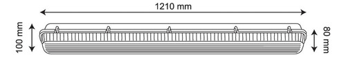 L?mpara De Interior Led Tecnolite Oporto Ii Para Sobreponer
