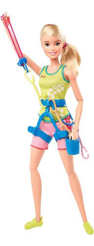 Muñeca Barbie Tokyo 2020 Escalada Deportiva Barbie Escaladora GJL73