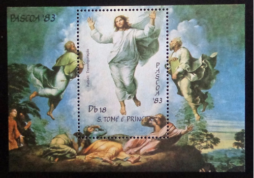 Sto Tomé Principe Arte, Bloque Sc 698 Pascua 83 Mint L10325