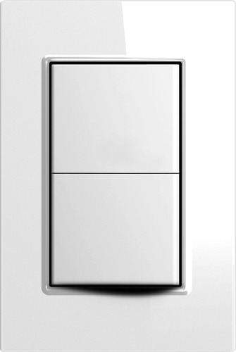 Llave Armada 2 Puntos Medianos Blanca Quadra Teclastar 24424 Color Blanco Corriente Nominal 10 A Voltaje Nominal 220v