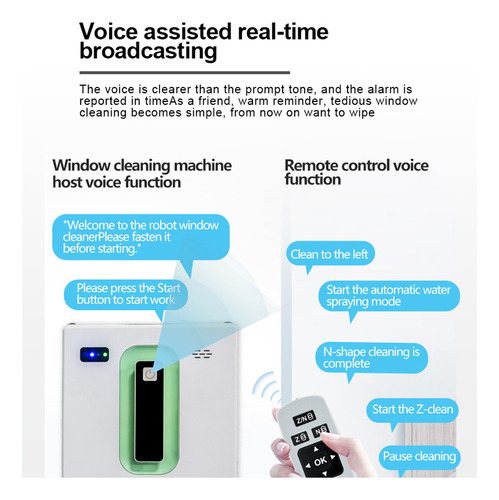 Limpiacristales Automático Inteligente Con Mando A Distancia