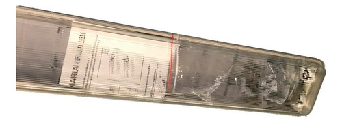 Plafon Estanco Philips Hermetico 2x18w Apto Tubo Led 120cm Color Gris