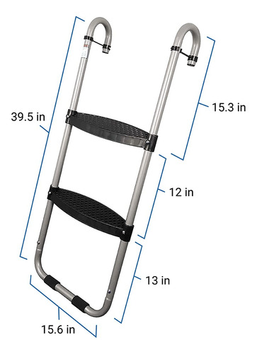 Escalera Para Cama Elástica Antideslizante De Alta Resistenc