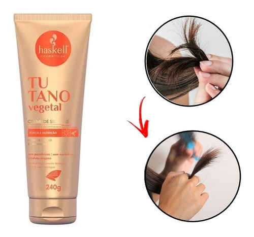 Haskell Creme De Silicone Tutano Com Queratina 240g Flex