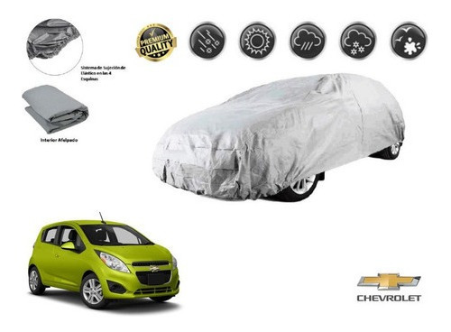 Funda Car Cover Afelpada Premium Chevrolet Spark 1.2l 2014