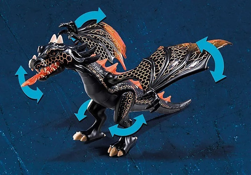 Imagen 4 de 7 de Figura Armable Playmobil Novelmore Ataque Del Dragón 46 Pc