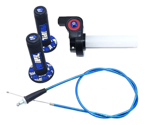 Puños Protaper Con Cable Para Moto 7/8 Agarre Stunt Cross