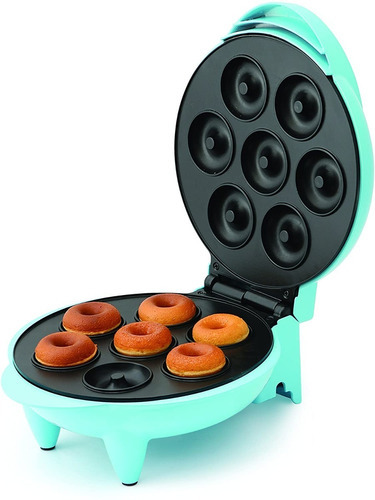 Máquina de fazer donuts Taurus Donut com 7 peças de cor azul claro