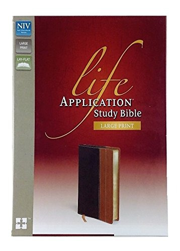 Biblia De Estudio Niv  Life Application  Large Printchocolat