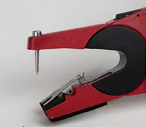 Pinza Caravanas Universal Con Aguja De Repuesto Argentflex