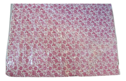 Lote De 10 Laminas  Decoupage (florcitas Y Corazones Rosa)