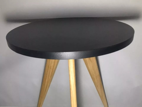 Mesa De Arrime Nórdico/escandinavo Negro
