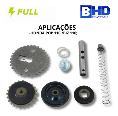 Kit Guia Corrente Comando Pop 110i/biz 110