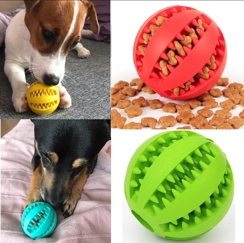 Pelota Salud Bucal Para Golosinas Perro 5 Cm. 