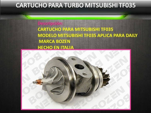 Imagen 1 de 1 de Turbo Cartucho Iveco Dayly 5012 5912 6012 Tf035 Mitsubishi