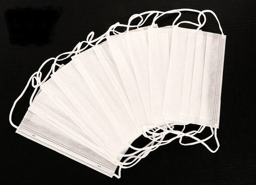 100 Máscaras Descartável Tripla Original C Solda Ultrassonic