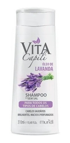 Shampoo Muriel Vita Capili Óleo De Lavanda 310ml Sem Sal