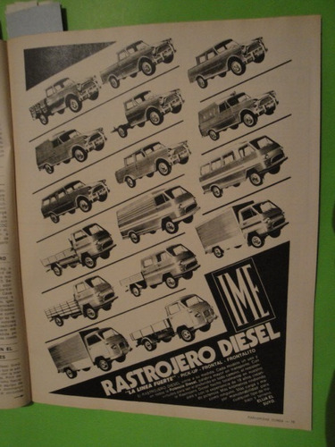 Publicidad Rastrojero Diesel Año 1973