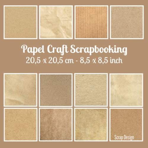 Libro: Papel Craft Scrapbooking 20,5 X 20,5 Cm - 8,5 X 8,5 I
