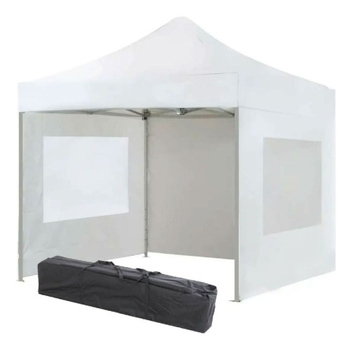 Gazebo Plegable 3x3 Con Laterales Hierro Super Reforzado