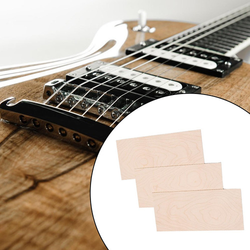 3 Piezas De Guitarra Acústica, Placa Frontal De Madera,