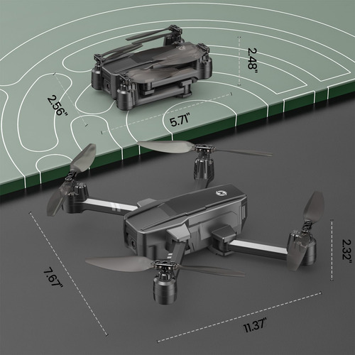 Drone Fpv Plegable Holy Stone Hs440 Con Cámara Wifi 1080p