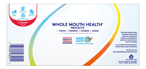 Pasta De Dientes Colgate Total Whitening + Charcoal 140 Ml,