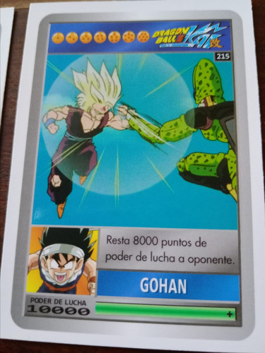 Carta Dragon Ball Sd, Cell Gohan 215