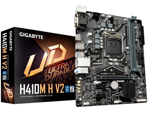 Imagen 1 de 6 de Motherboard H410m H V2 Gigabyte S1200 Ddr4