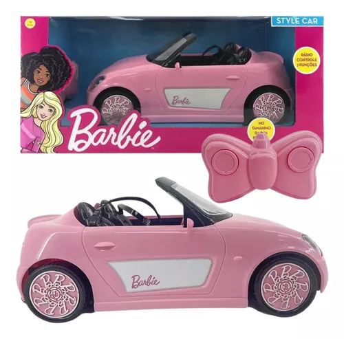 Carrinho Controle Remoto da Barbie, Brinquedo Barbie Usado 49561484